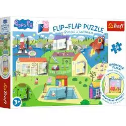 PUZZLE Z OKIENKIEM ŚWIAT ŚWINKI PEPPY 36 ELEMENTÓW 3+ - Trefl