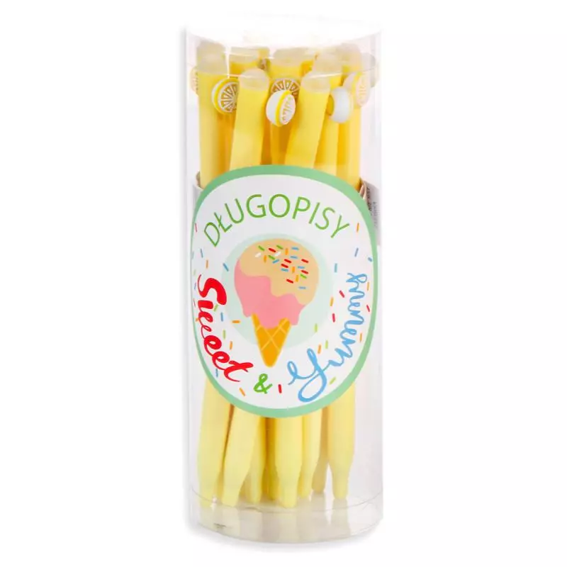 DŁUGOPIS ŚCIERALNY NIEBIESKI SWEET LEMON - Panon