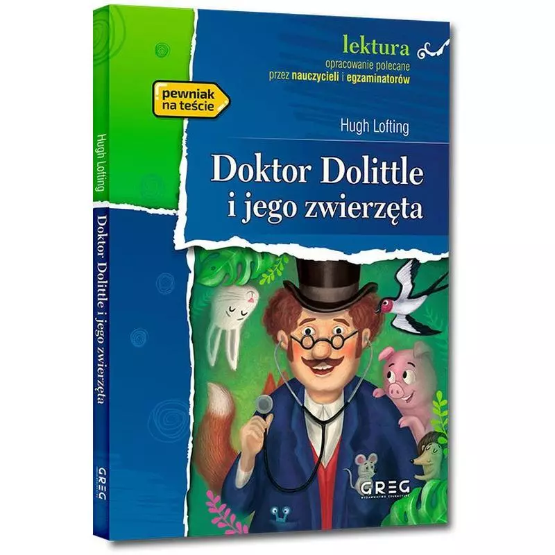 DOKTOR DOLITTLE I JEGO ZWIERZĘTA. LEKTURA Z OPRACOWANIEM - Greg