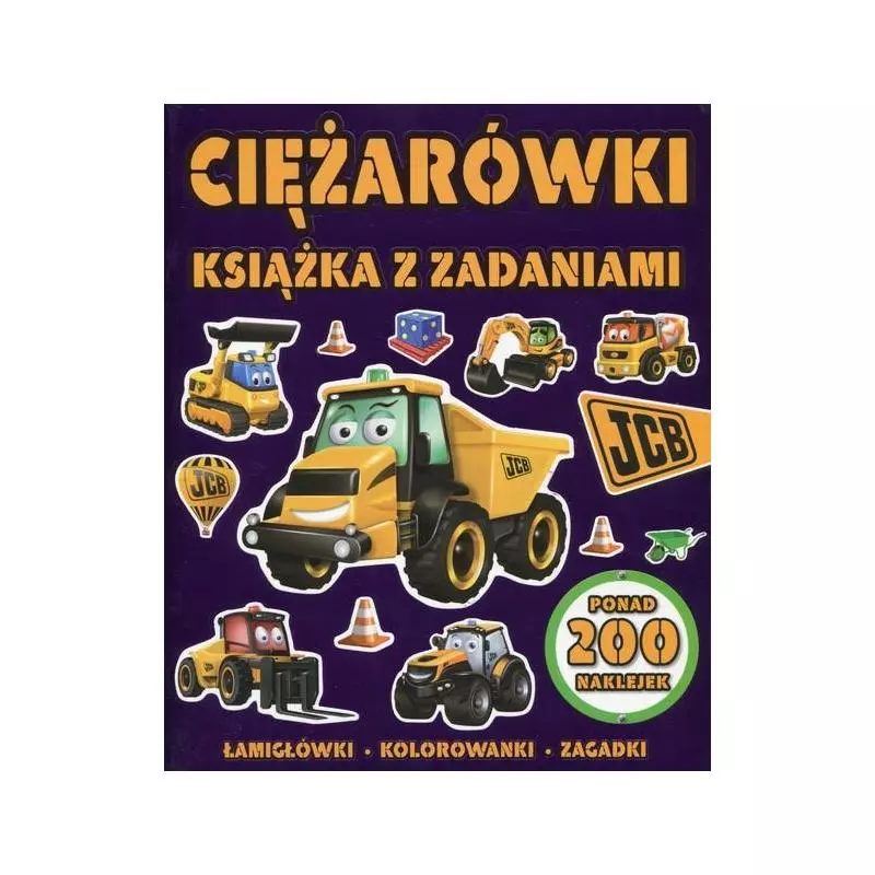 CIĘŻARÓWKI. KSIĄŻKA Z ZADANIAMI - Olesiejuk CIĘŻARÓWKI. KSIĄŻKA Z ZADANIAMI - Olesiejuk