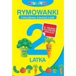 RYMOWANKI 2-LATKA. ĆWICZENIA EDUKACYJNE Z NAKLEJKAMI - Damidos