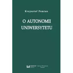 O AUTONOMII UNIWERSYTETU - Wydawnictwo Uniwersytetu Łódzkiego