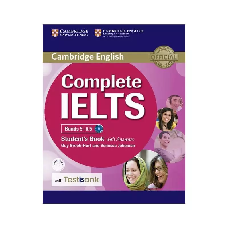 COMPLETE IELTS BANDS 5-6.5 STUDENTS BOOK WITH ANSWERS WITH CD-ROM WITH TESTBANK - Cambridge University Press