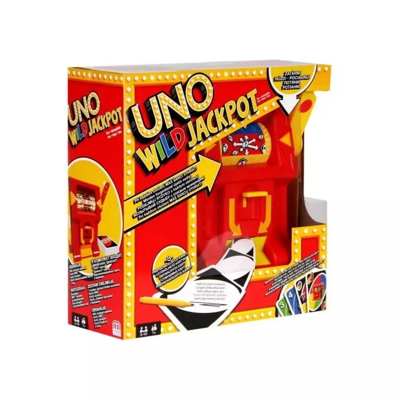 UNO WILD JACKPOT GRA KARCIANA 7+ - Mattel