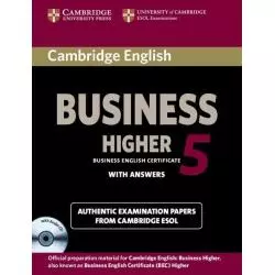 CAMBRIDGE ENGLISH BUSINESS 5 HIGHER WITH ANSWERS - Cambridge University Press