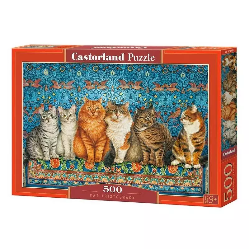 PUZZLE CAT ARISTOCRACY 500 ELEMENTÓW 9+ - Castorland
