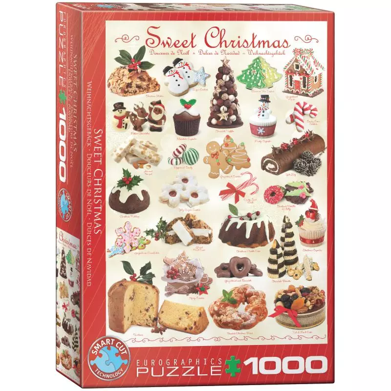 PUZZLE SWEET CHRISTMAS 1000 ELEMENTÓW 10+ - Eurographics Puzzle