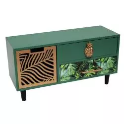 ORGANIZER KOMODA Z 3 SZUFLADAMI ZIELONA TROPICAL 30 CM II GATUNEK - Douceur dintérieur