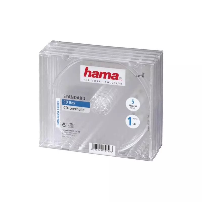 OPAKOWANIE CD BOX 5 SZT. HAMA - Hama