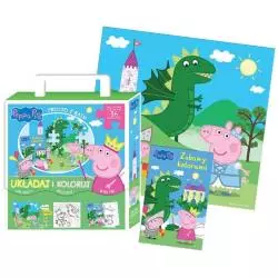 ŚWINKA PEPPA. UKŁADAJ I KOLORUJ - Media Service Zawada