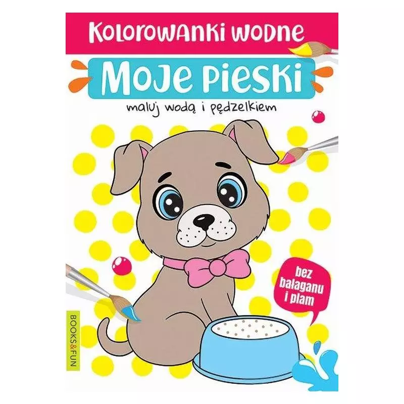 MOJE PIESKI. KOLOROWANKI WODNE - Books and Fun