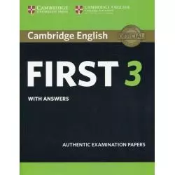 FIRST 3 WITH ANSWERS - Cambridge University Press