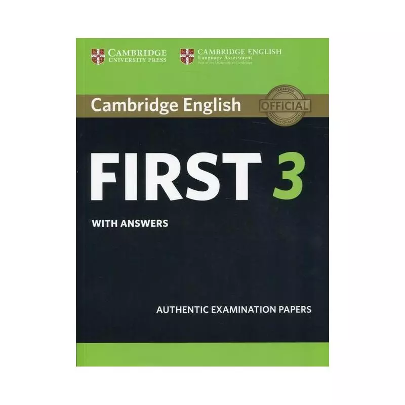 FIRST 3 WITH ANSWERS - Cambridge University Press