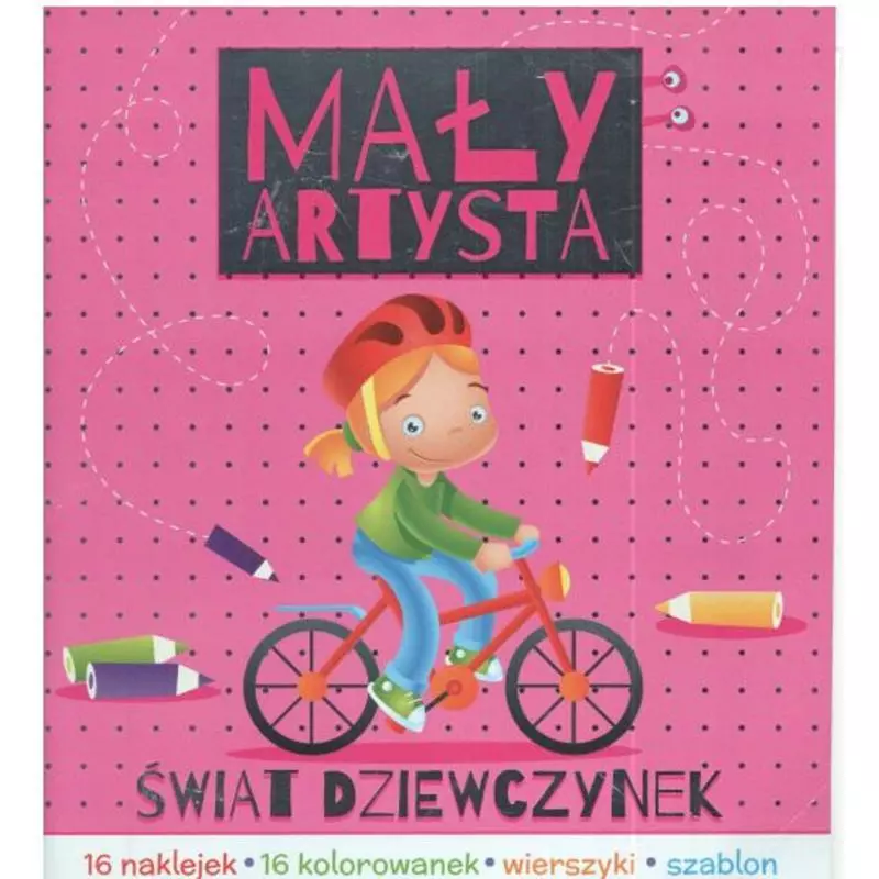 MAŁY ARTYSTA. ŚWIAT DZIEWCZYNEK. KOLOROWANKA Z NAKLEJKAMI - Beniamin