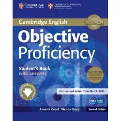 OBJECTIVE PROFICIENCY STUDENTS BOOK WITH ANSWERS + 2 X CD - Cambridge University Press