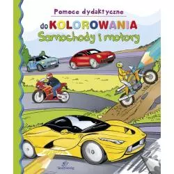 SAMOCHODY I MOTORY. POMOCE DYDAKTYCZNE DO KOLOROWANIA - Siedmioróg