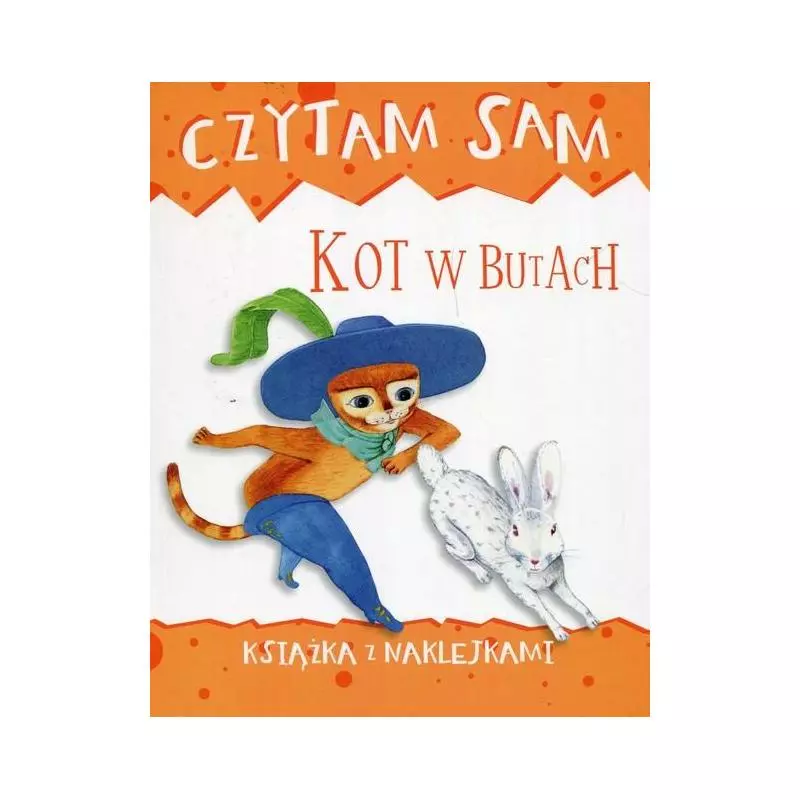 KOT W BUTACH. CZYTAM SAM. KSIĄŻKA Z NAKLEJKAMI - Olesiejuk