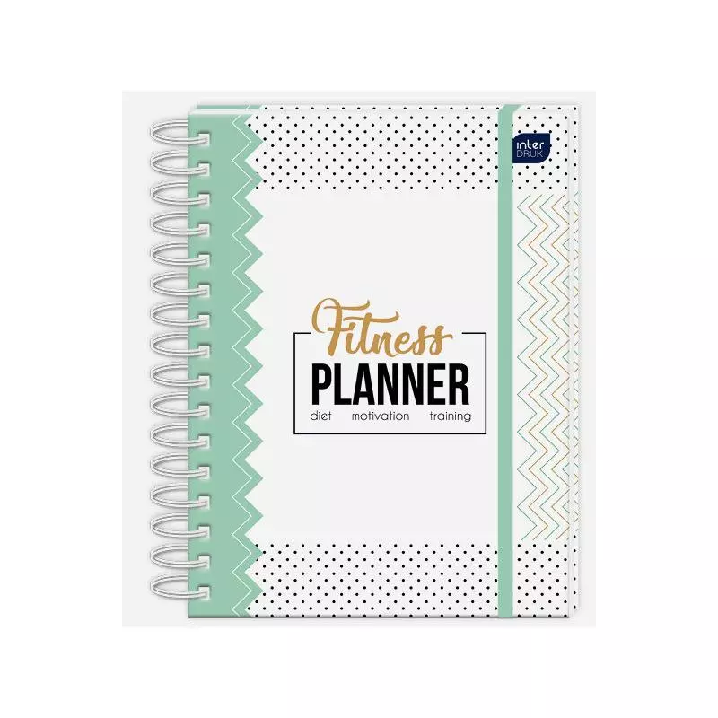 KOŁONOTES FIT PLANNER MINT PASTEL - Interdruk