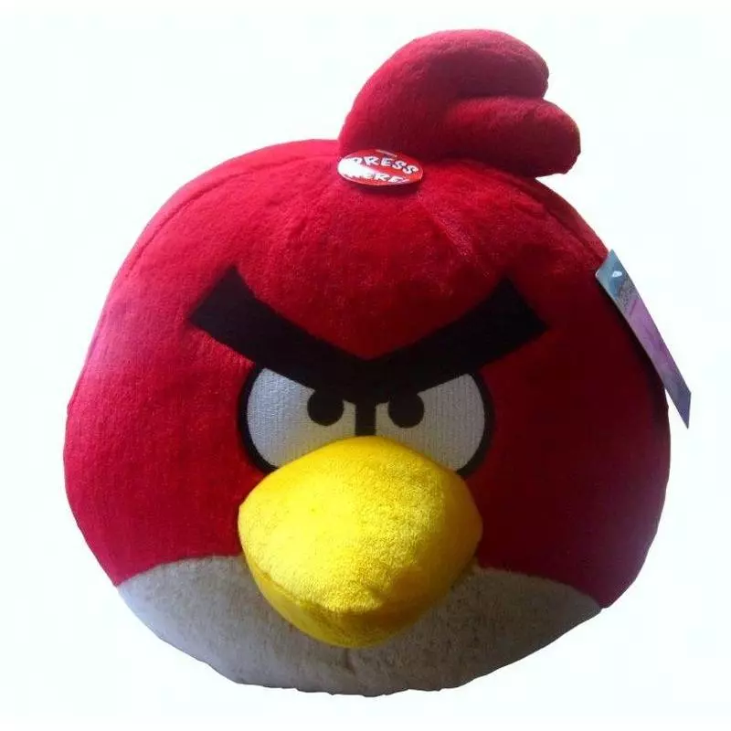 ANGRY BIRDS MASKOTKA Z DŹWIĘKIEM CZERWONY PTAK 31 CM - Epee