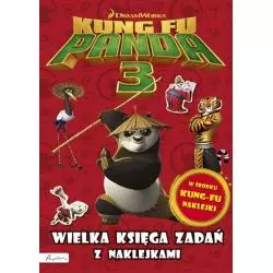 KUNG FU PANDA 3. WIELKA KSIĘGA ZADAŃ Z NAKLEJKAMI - Papilon