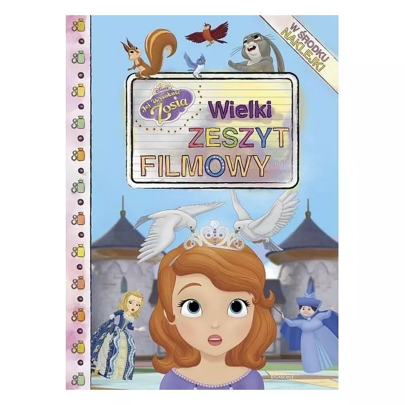 DISNEY JEJ WYSOKOŚĆ ZOSIA. WIELKI ZESZYT FILMOWY Z NAKLEJKAMI - HarperCollins