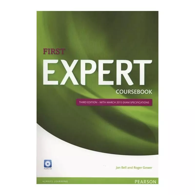 FIRST EXPERT COURSEBOOK + CD - Pearson