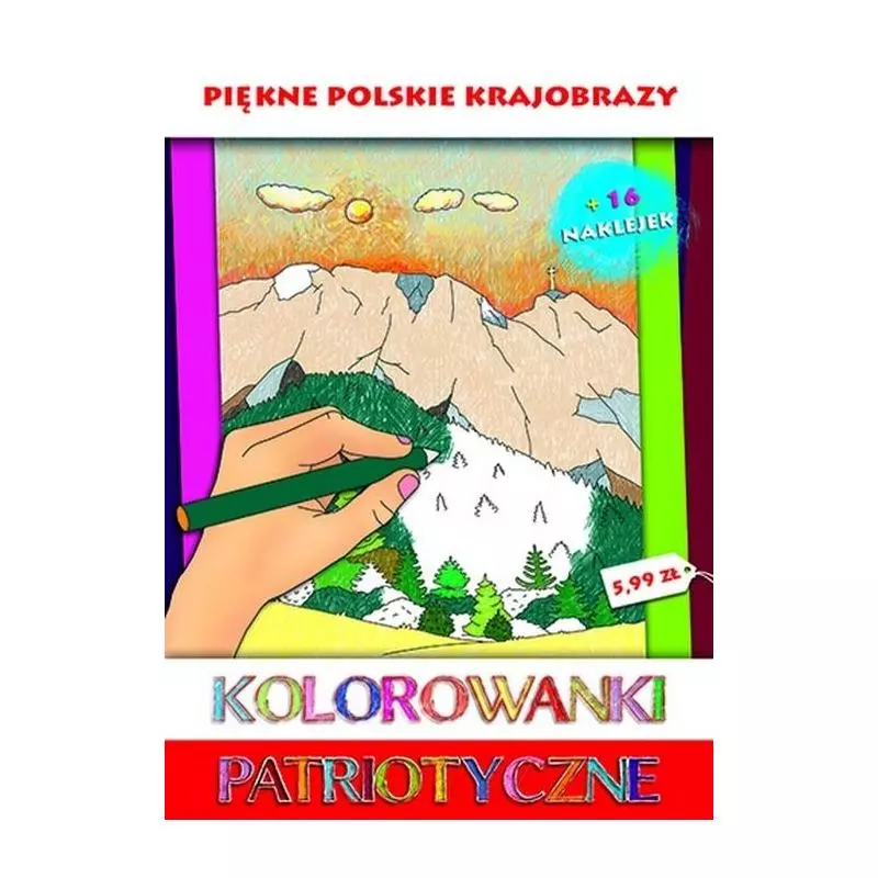 PIĘKNE POLSKIE KRAJOBRAZY. KOLOROWANKI PATRIOTYCZNE - Sfinks