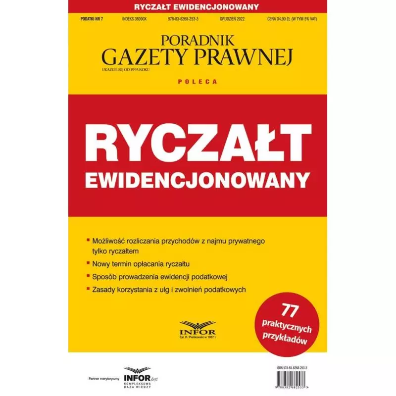 RYCZAŁT EWIDENCJONOWANY - Infor