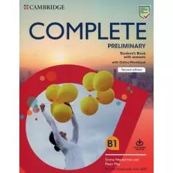 COMPLETE PRELIMINARY STUDENTS BOOK WITH ANSWERS WITH ONLINE WORKBOOK - Cambridge University Press