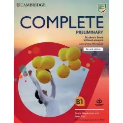 COMPLETE PRELIMINARY STUDENTS BOOK - Cambridge University Press
