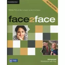 FACE2FACE ADVANCED WORKBOOK WITH KEY - Cambridge University Press