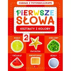 KSZTAŁTY I KOLORY. PIERWSZE SŁOWA. ZABAWA Z FOTONAKLEJKAMI 2+ - Dragon