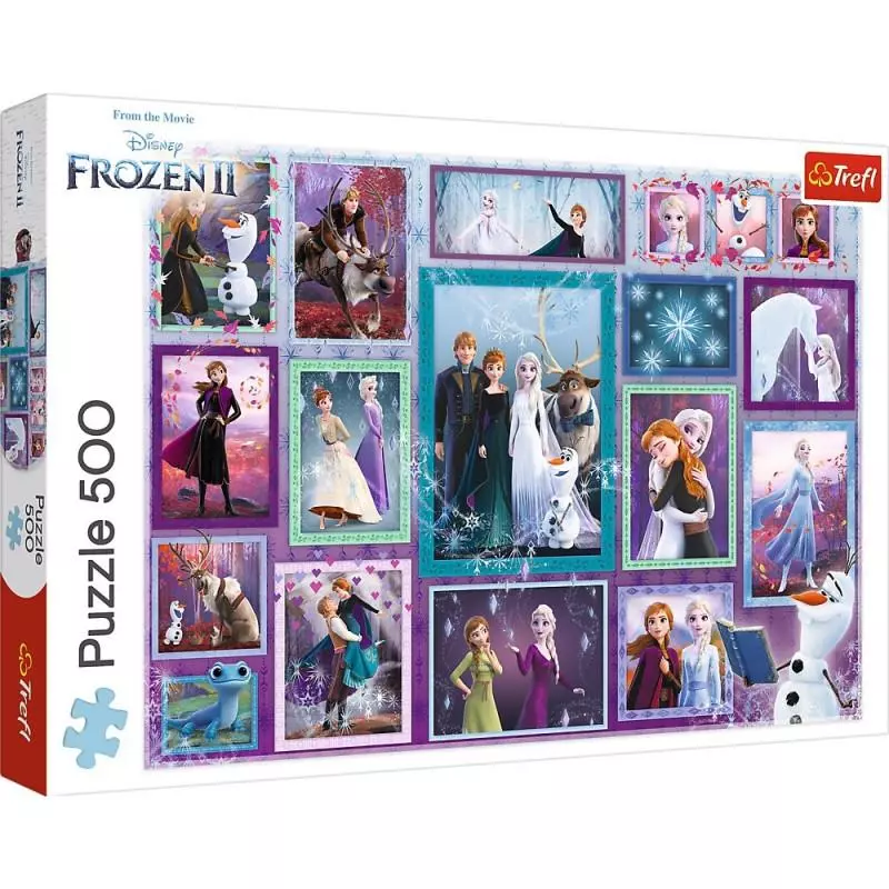 MAGICZNA GALERIA FROZEN II KRAINA LODU PUZZLE 500 ELEMENTÓW - Trefl