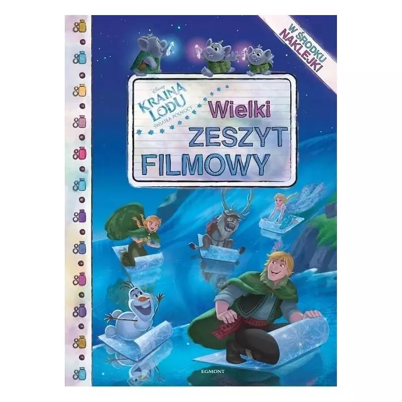 DISNEY KRAINA LODU. WIELKI ZESZYT FILMOWY Z NAKLEJKAMI - Ameet