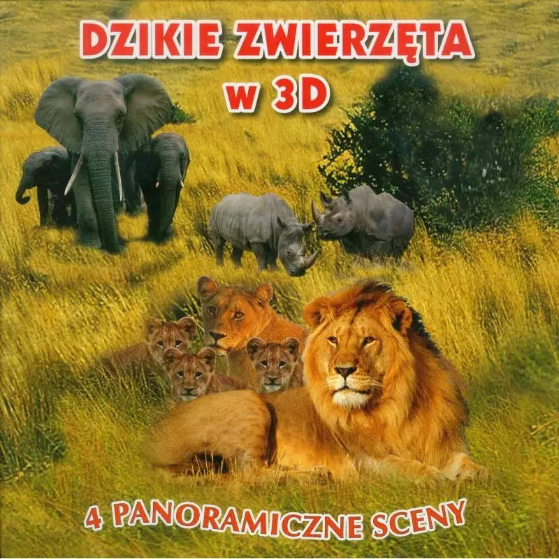 DZIKIE ZWIERZĘTA 3D. 4 PANORAMICZNE SCENY - Wilga