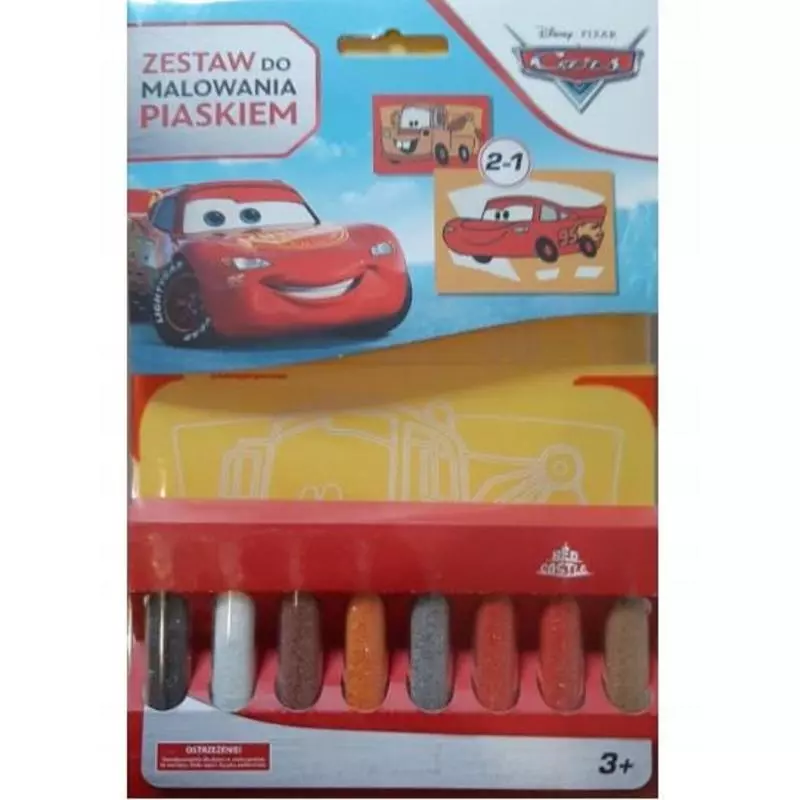 DISNEY AUTA ZESTAW DO MALOWANIA PIASKIEM 2W1 3+ - Joinco DISNEY AUTA ZESTAW DO MALOWANIA PIASKIEM 2W1 3+ - Joinco