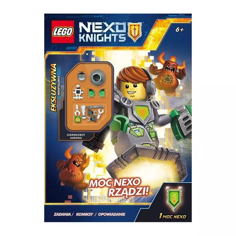 LEGO NEXO KNIGHT. MOC NEXO RZĄDZI! + FIGURKA 6+ - Ameet