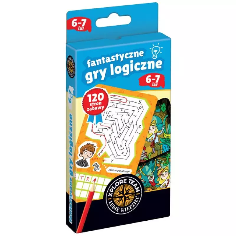 FANTASTYCZNE GRY LOGICZNE 6-7 LAT - Bright Junior Media