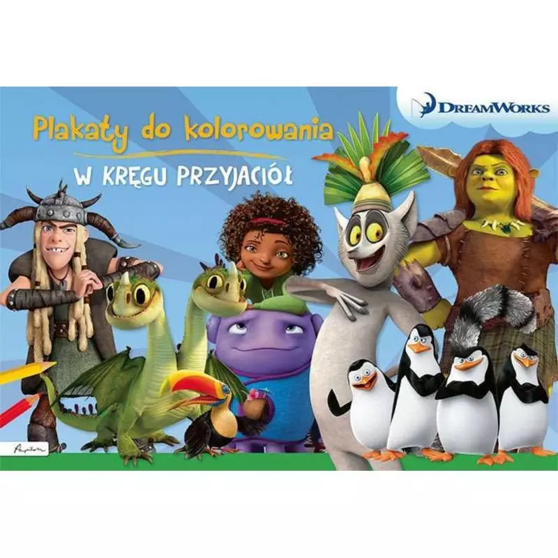 W KRĘGU PRZYJACIÓŁ. PLAKATY DO KOLOROWANIA - Papilon