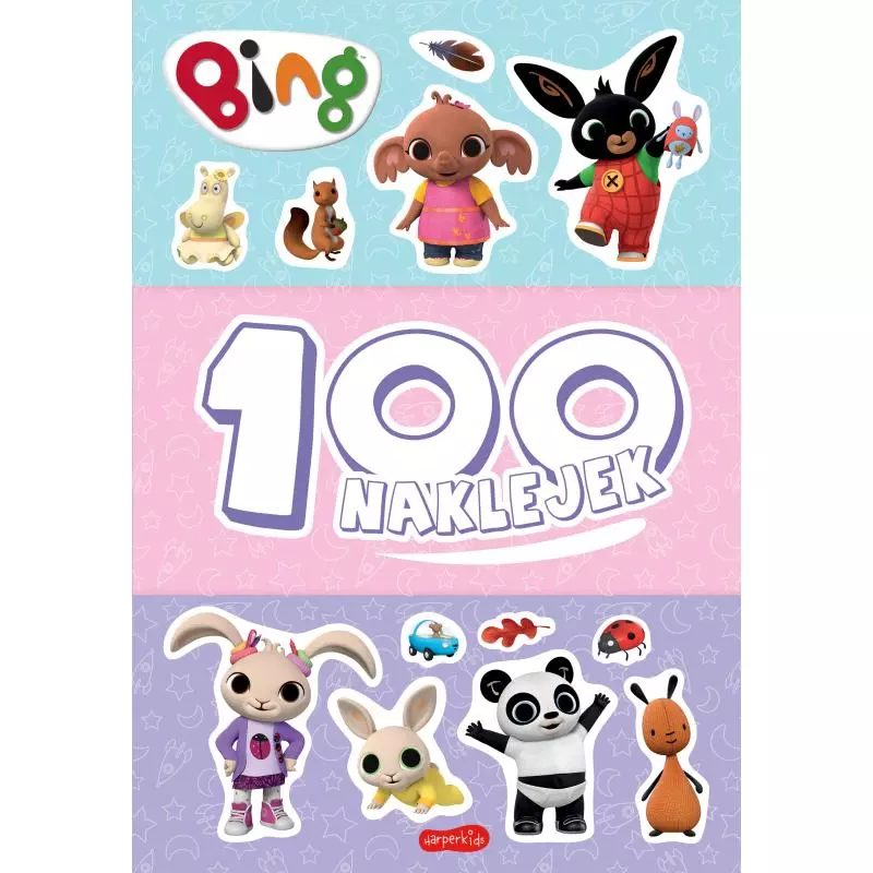 BING. 100 NAKLEJEK - Harperkids