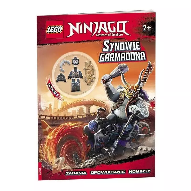 LEGO NINJAGO. SYNOWIE GARMADONA + FIGURKA 7+ - Ameet