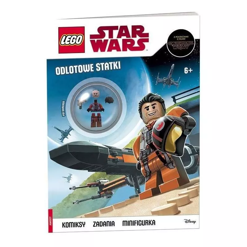 LEGO STAR WARS. ODLOTOWE STATKI. KOMIKSY, ZADANIA + FIGURKA 6+ - Ameet
