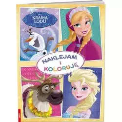 DISNEY KRAINA LODU. NAKLEJAM I KOLORUJĘ - Ameet