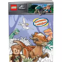 LEGO JURASSIC WORLD. KOLOROWANKA Z NAKLEJKAMI - Ameet