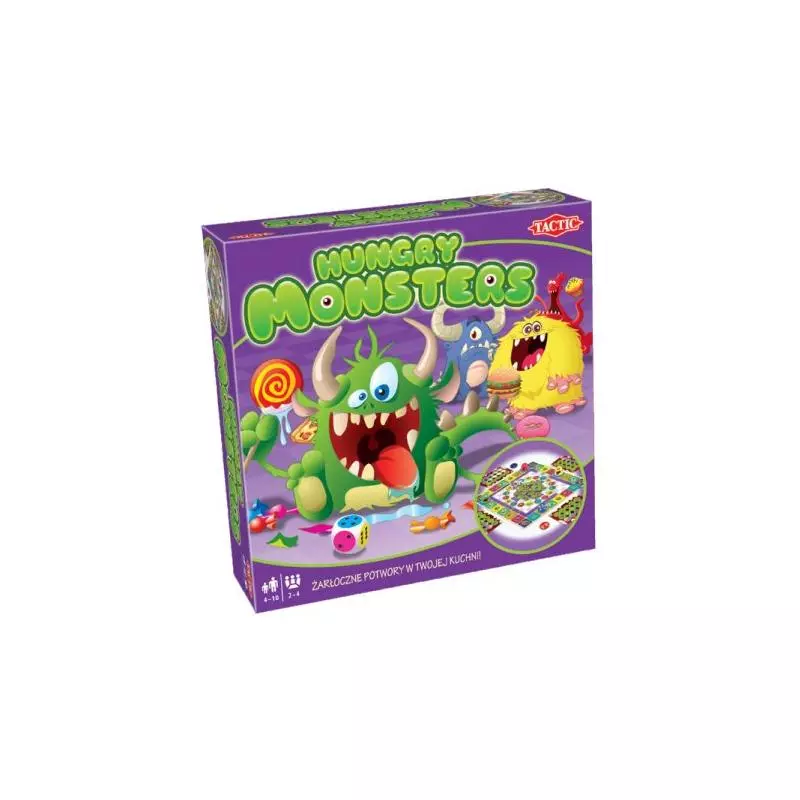 HUNGRY MONSTERS GRA PLANSZOWA 4+ - Tactic