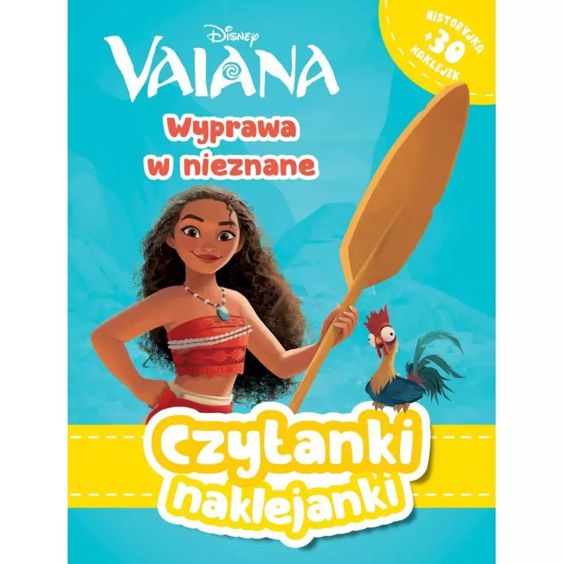 CZYTANKI NAKLEJANKI DISNEY VAIANA WYPRAWA W NIEZNANE - Olesiejuk