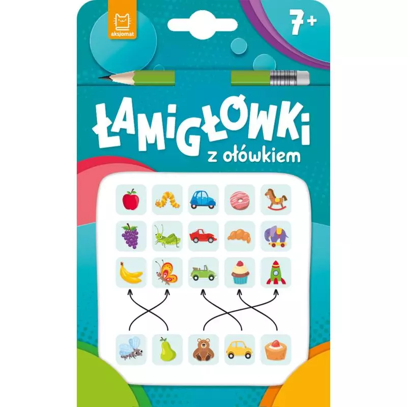 ŁAMIGŁÓWKI Z OŁÓWKIEM KSIĄŻECZKA TURKUSOWA 7+ - Aksjomat ŁAMIGŁÓWKI Z OŁÓWKIEM KSIĄŻECZKA TURKUSOWA 7+ - Aksjomat