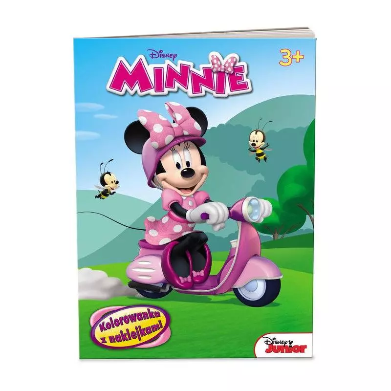 DISNEY MINNIE. KOLOROWANKA Z NAKLEJKAMI 3+ - Olesiejuk