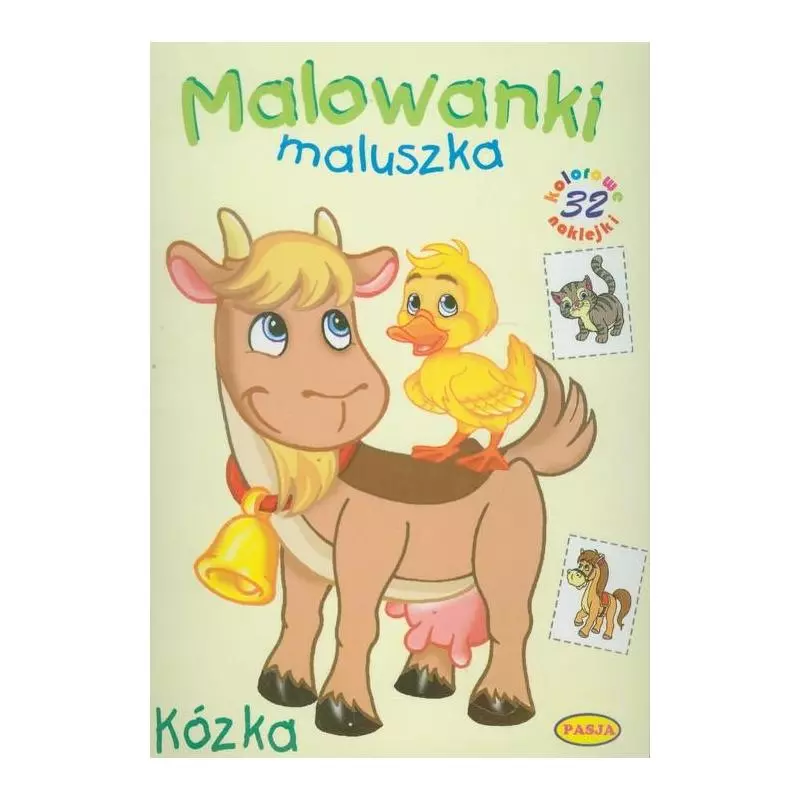 KÓZKA. MALOWANKI MALUSZKA Z NAKLEJKAMI - Pasja