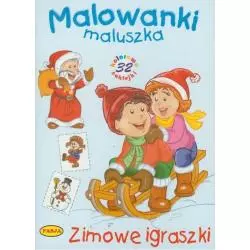 ZIMOWE IGRASZKI. MALOWANKI MALUSZKA Z NAKLEJKAMI - Pasja